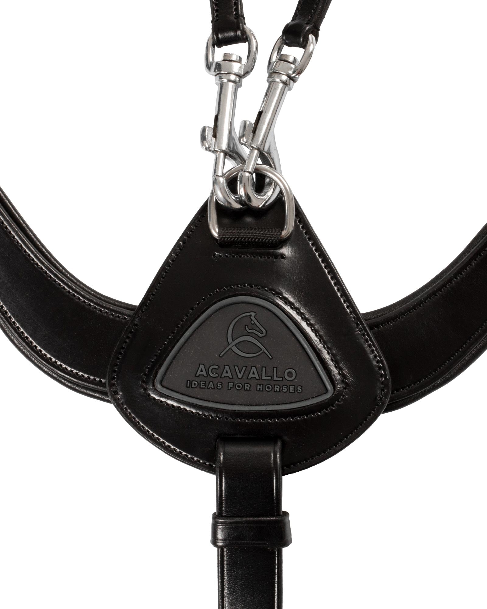 Acavallo Anatomical 5-Point Breastplate Black