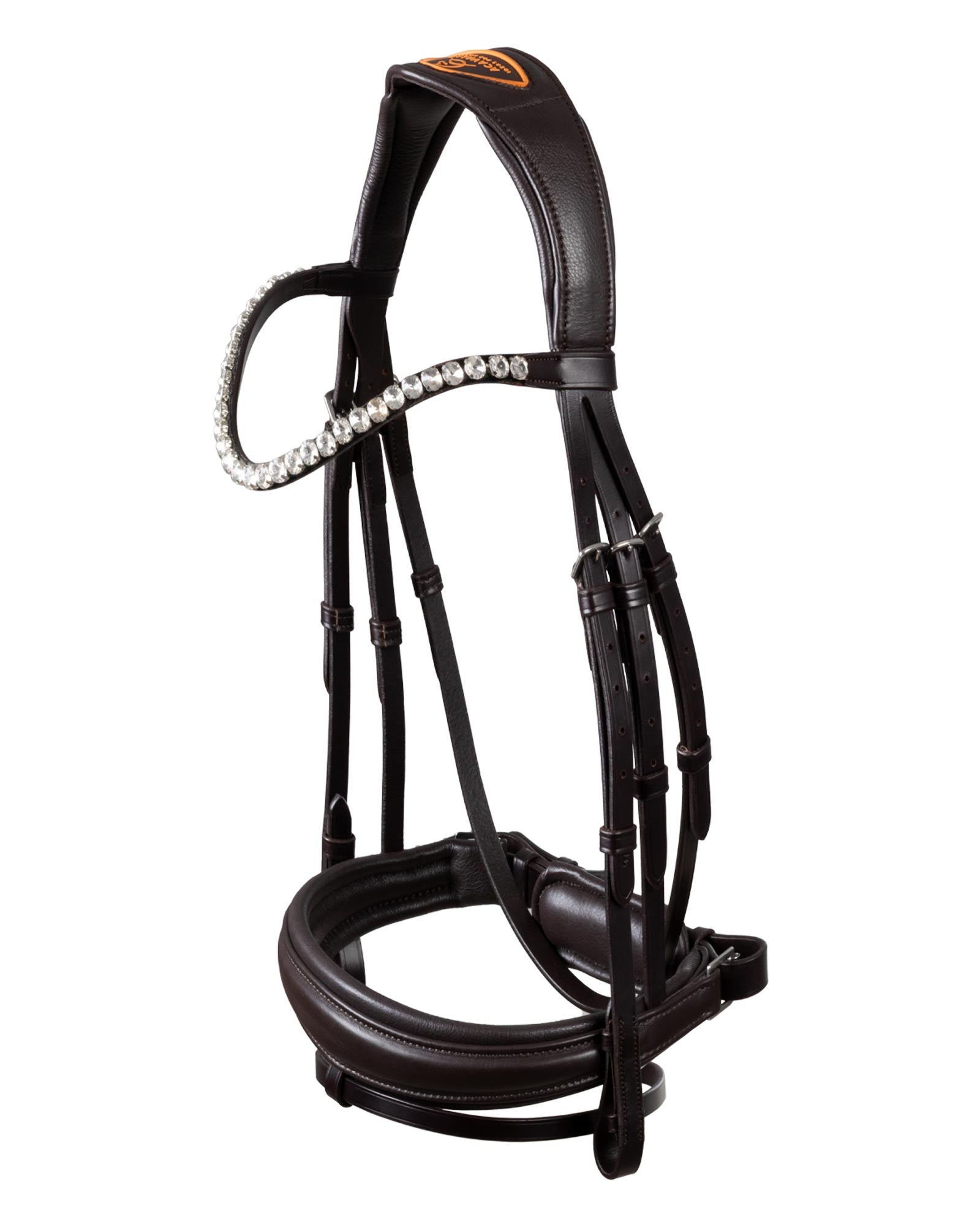 Acavallo Starry Night Calfskin Bridle Dark Brown