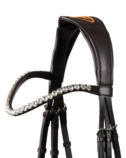 Acavallo Starry Night Calfskin Bridle Dark Brown