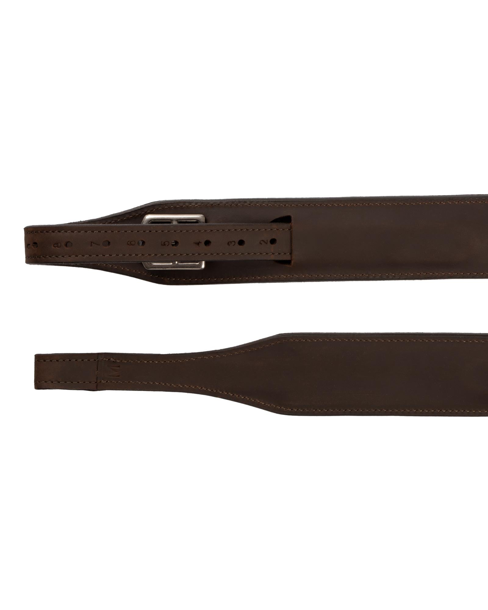 Acavallo Mono Stirrup Leathers Dark Brown