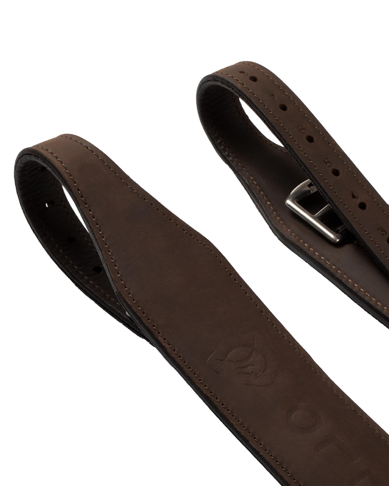 Acavallo Mono Stirrup Leathers Dark Brown