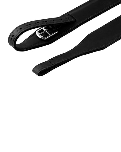 Acavallo Mono Stirrup Leathers Black