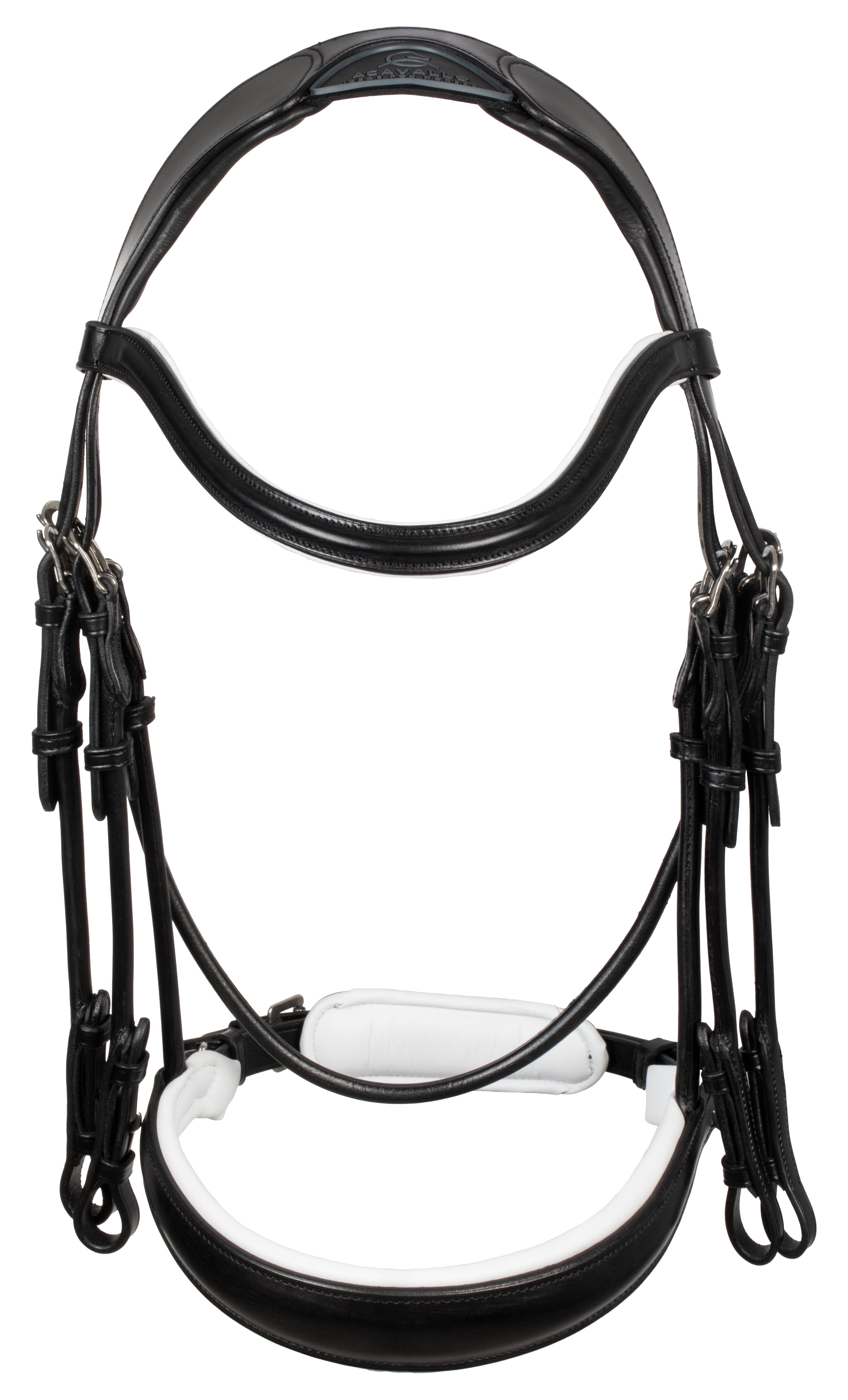 Acavallo Giocanda Bridle Calfskin & Double Reins Black