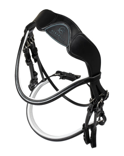 Acavallo Giocanda Bridle Calfskin & Double Reins Brown