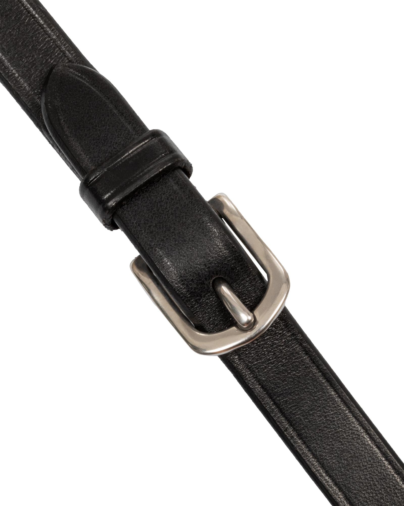 Acavallo Parnaso Bridle Double Reins Black/White