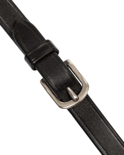 Acavallo Parnaso Bridle Double Reins Black/White