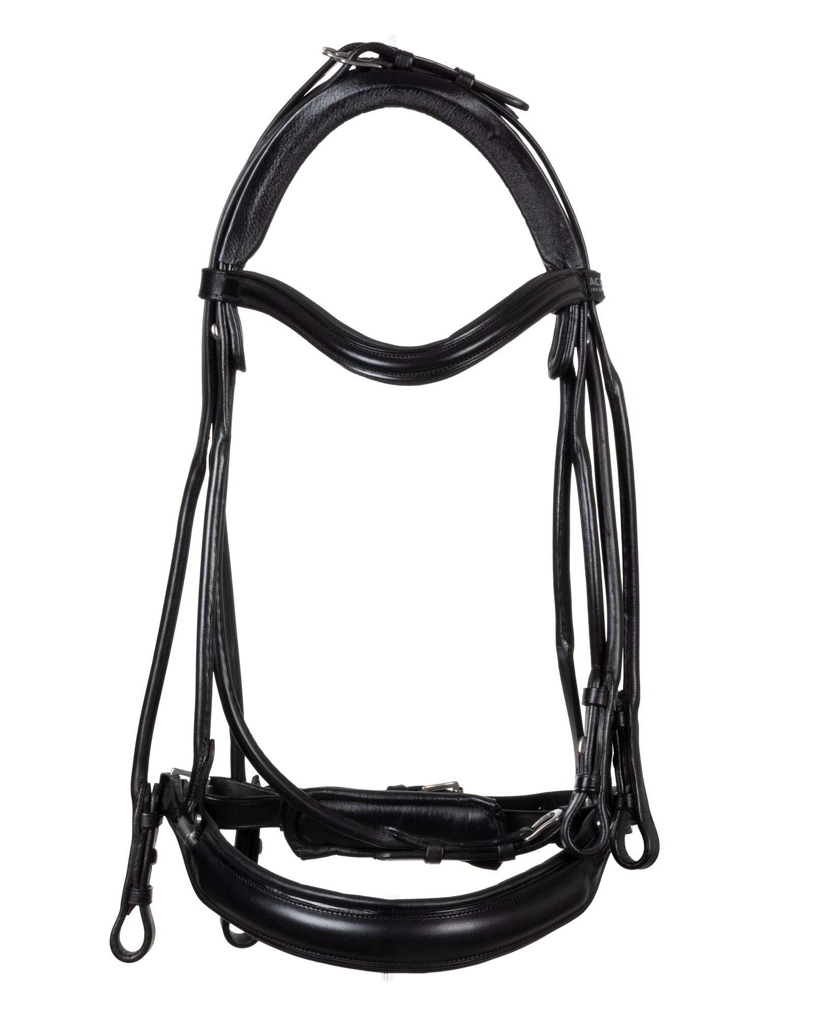 Acavallo Parnaso Bridle Double Reins Black