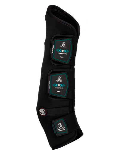 Acavallo Magnet Care Hind Boots Black/Red