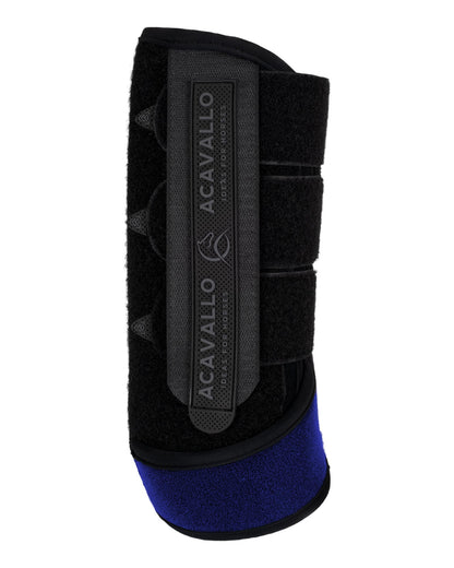 Acavallo Neoprene Front Boots Gel Inserts Blue