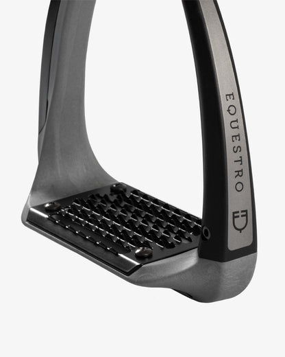 Equestro Supernova Stirrups Grey Black