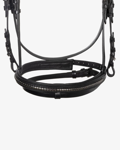 Equestro Leather Bridle With Black Clincher Black | Equiflair