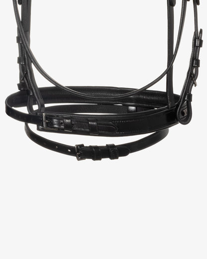 Equestro Leather Bridle With Black Clincher Black | Equiflair