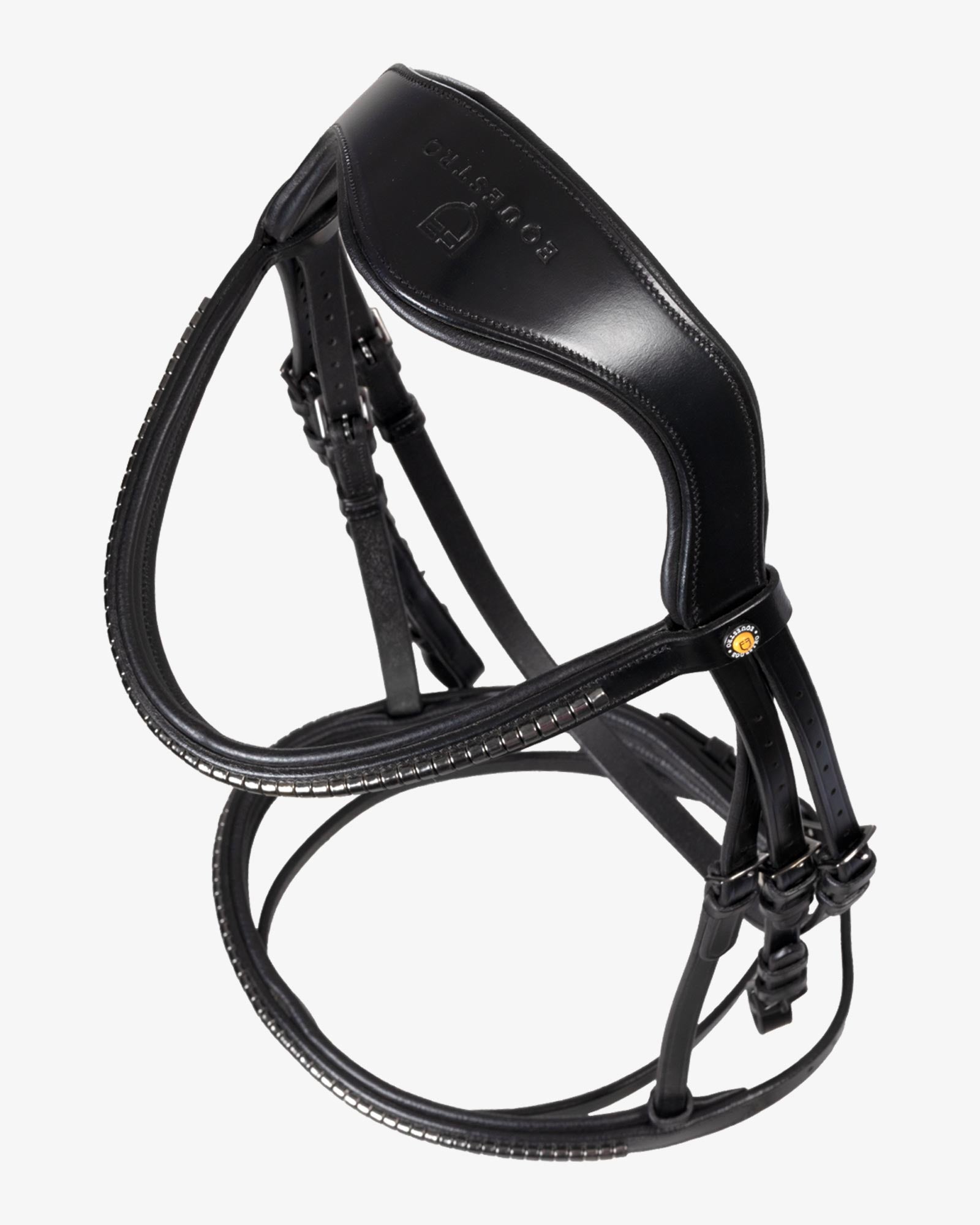 Equestro Leather Bridle With Black Clincher Black | Equiflair