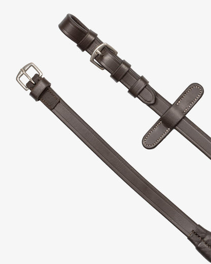 Equestro Soft Leather Stitched Bridle Dark Brown | Equiflair
