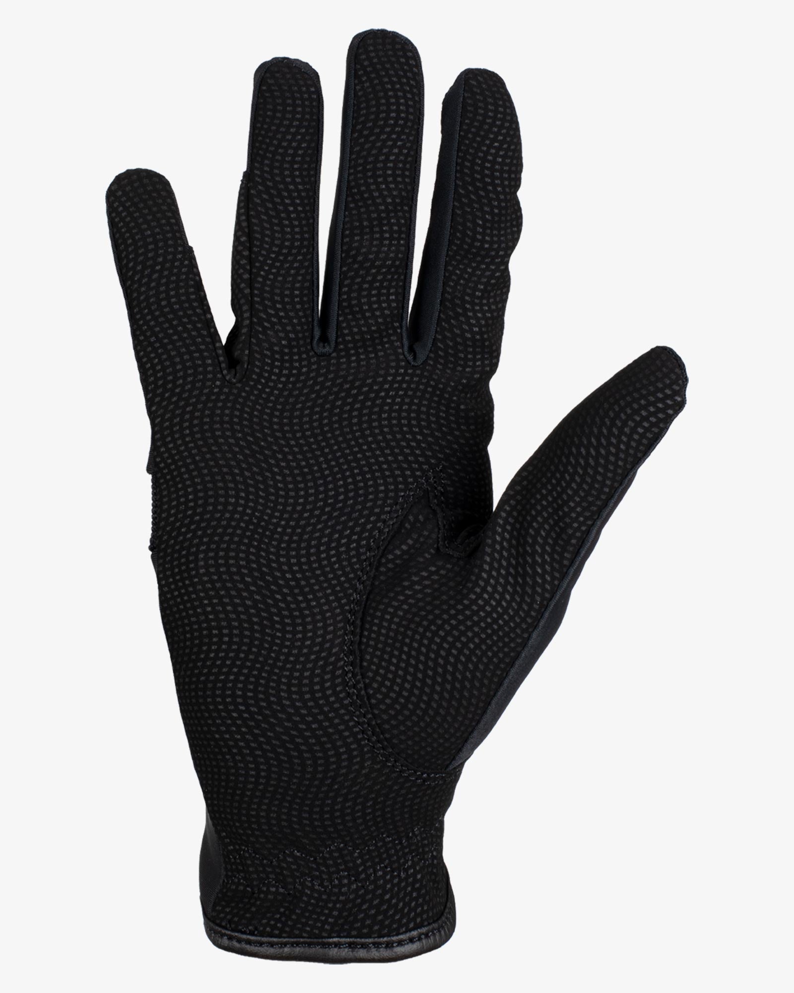 Equestro Gloves In Technical Fabric With Multicolor Logo Black Blue Coral