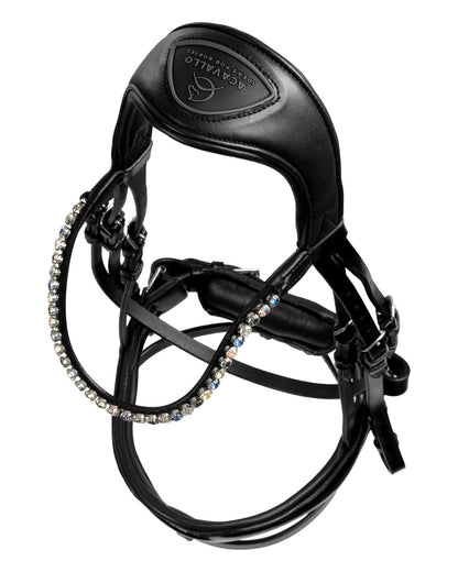 Acavallo Moulin Rouge Calfskin Bridle Black