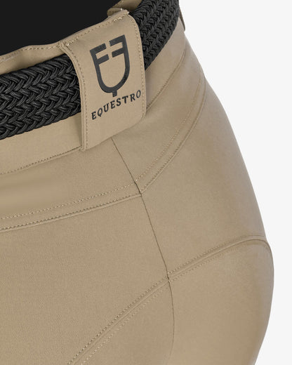 Equestro Women's High Waisted Knee Grip Breeches Incense