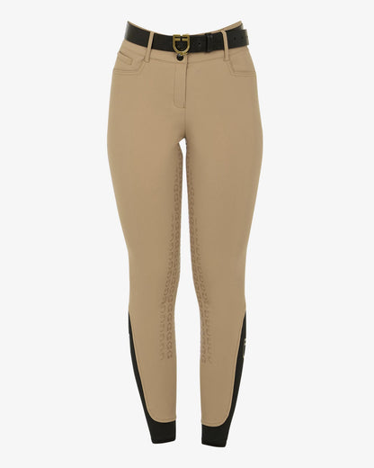 Equestro Women'S High Waisted Full Grip Breeches Incense - Riding Legwear Clothing on-sale 36