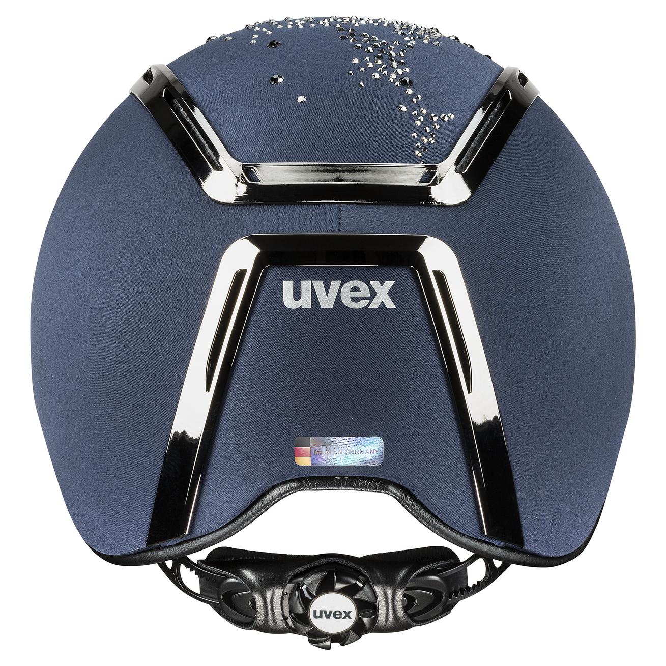 UVEX SUXXEED DIAMOND Riding Helmet - Navy-Rose - Equestrian Helmet
