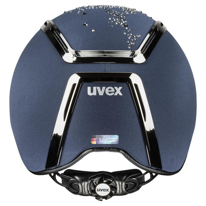 UVEX SUXXEED DIAMOND Riding Helmet - Navy-Rose - Equestrian Helmet