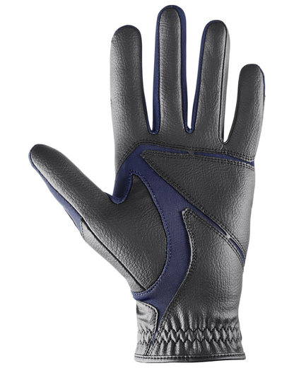 UVEX VENTRAXION PLUS Golf Glove - Black and Navy - Flexible 4D Stretch, Breathable, Touchscreen Compatible