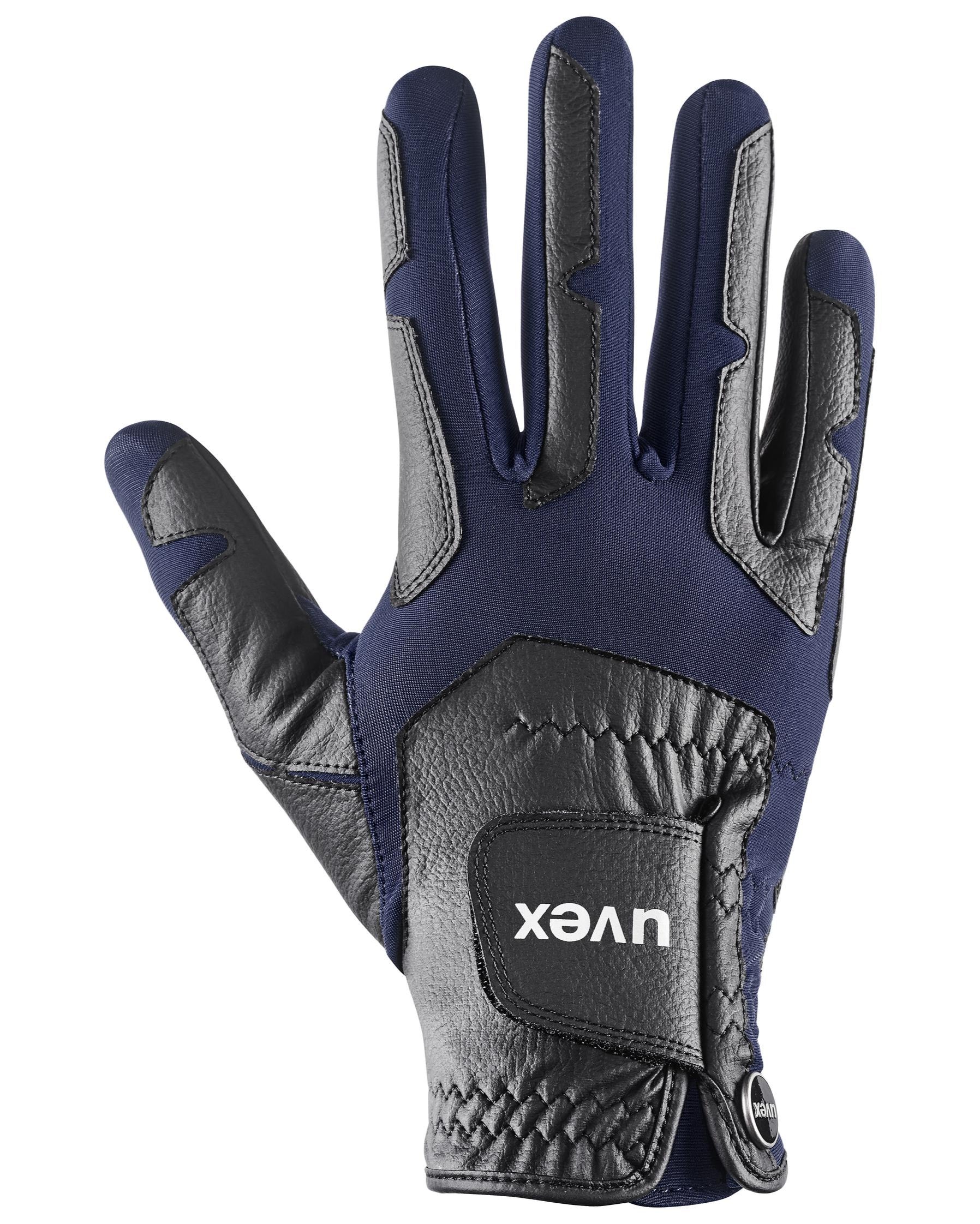 UVEX VENTRAXION PLUS Golf Glove - Black Navy Leather Sports Glove | Buy Now!