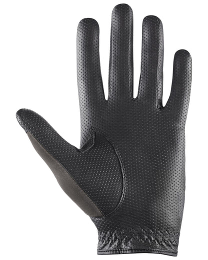 Black UVEX Vida Planet Riding Glove - Leather, Grip, UV Protection - High Quality Horse Riding Gear