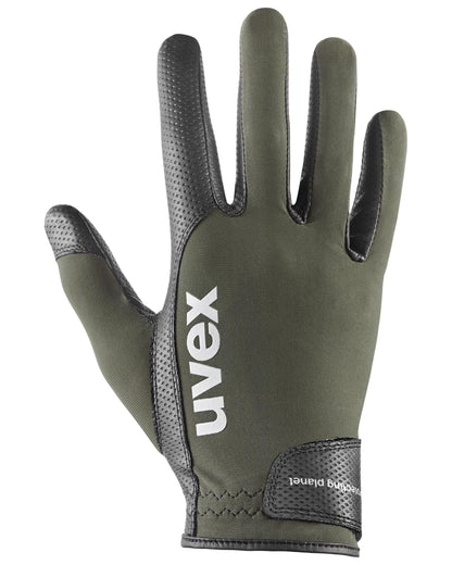 UVEX VIDA PLANET Riding Glove - Black Olive, Recycled Materials, Grip, UV Protection, Equiflair