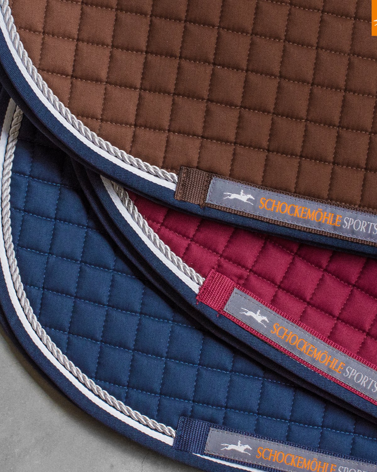 Schockemöhle Neo Star Dark Navy Dressage Saddle Pad - High Quality Equestrian Equipment at Equiflair