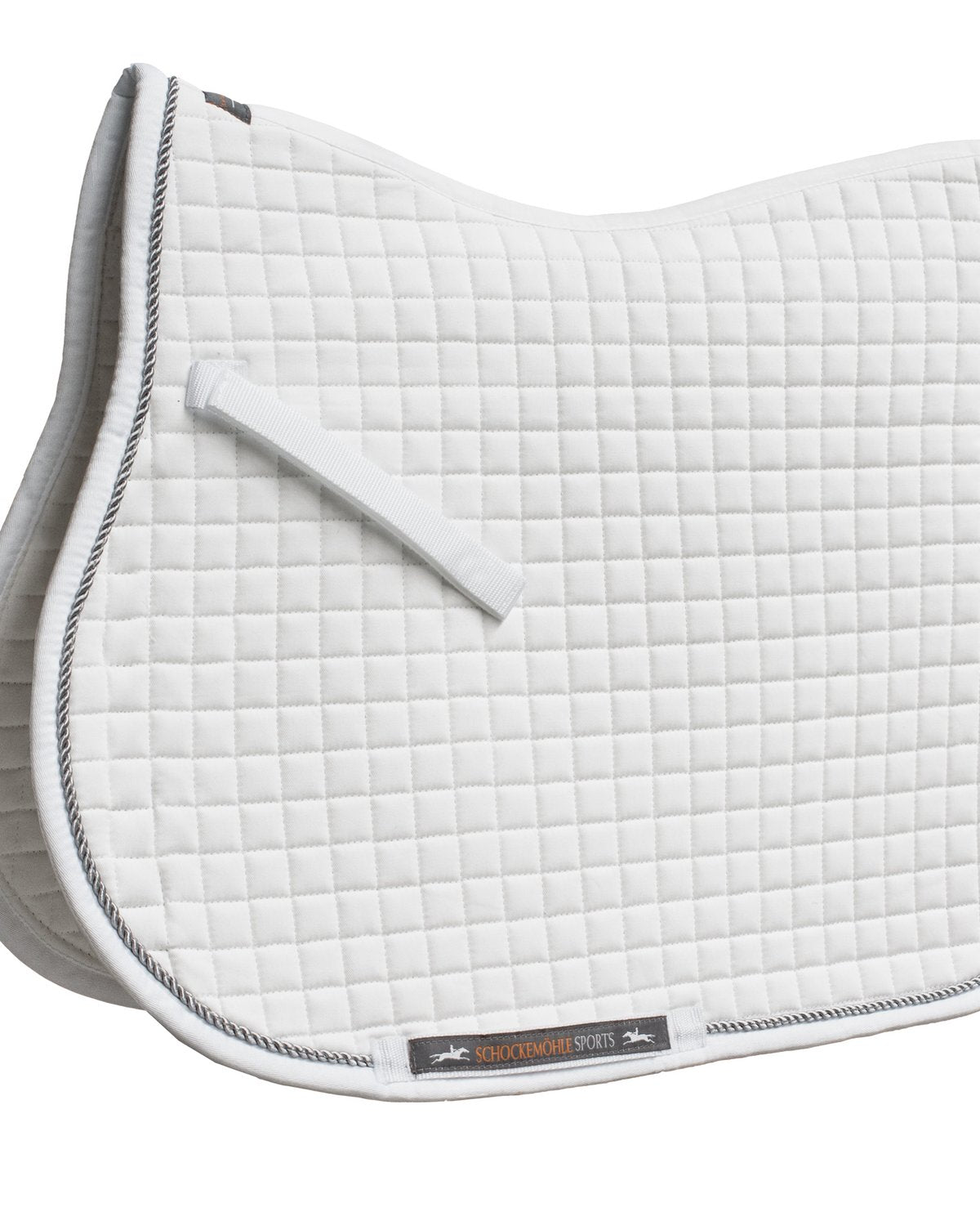 Schockemöhle Saddle Pad Neo Star Jump White | Equestrian Jumping Pad | Schockemohle Sports Quality Horse Tack