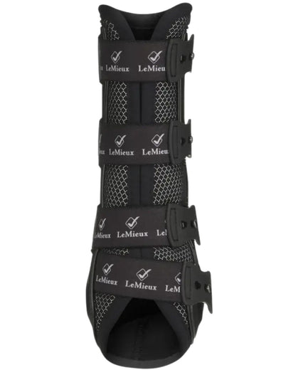 LeMieux Ultra Mesh Snug Boots Hind Black - Horse Leg Protection