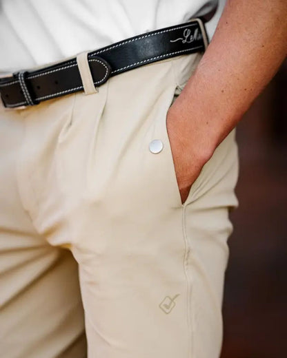 LEMIEUX Mens Elite Classic Pleated Breech Beige: Comfortable & Stylish Riding Pants