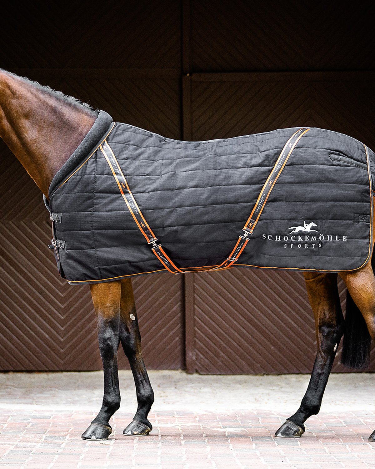 Schockemohle Stable Rug: New Alltime 40 Graphite Horse Blanket - Equestrian Comfort & Warmth