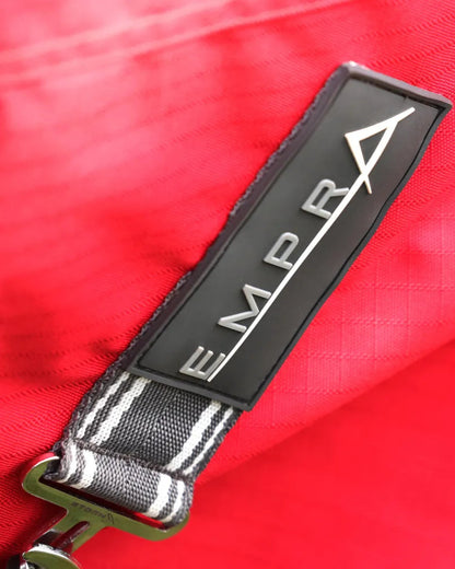 StormX Empra 300g Combi Turnout Rug - Red Horse Blanket with Contour Neck. Winter Horse Protection from Equiflair.