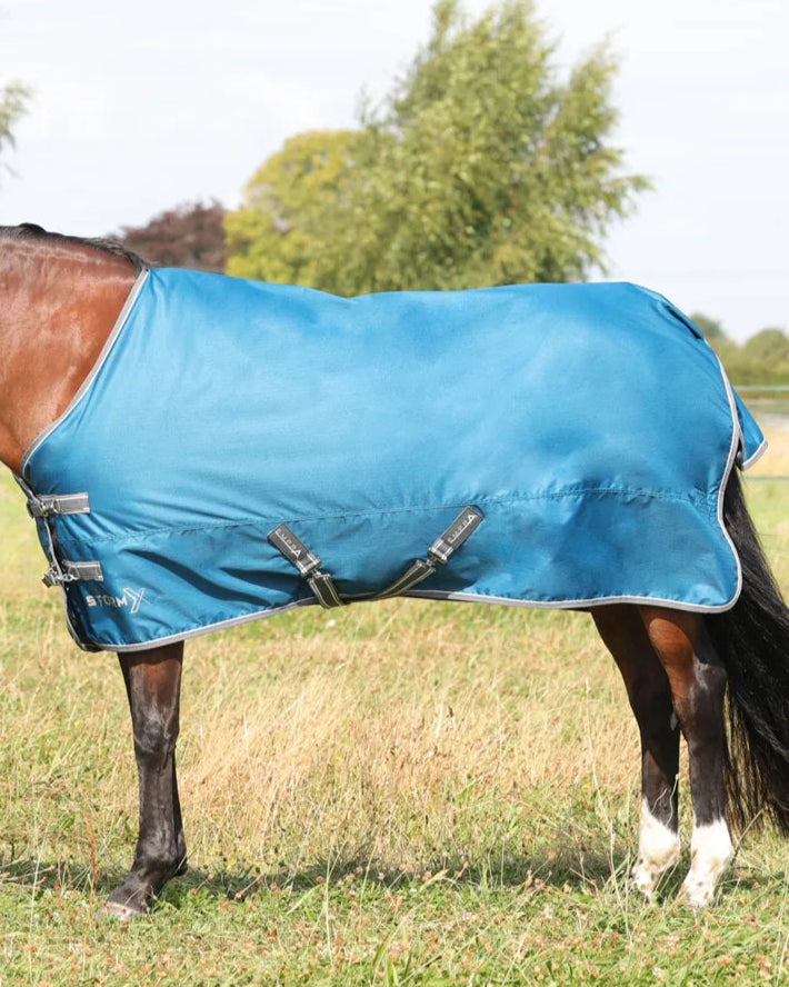 StormX Empra Teal 50g Turnout Rug - Waterproof & Lightweight Horse Blanket