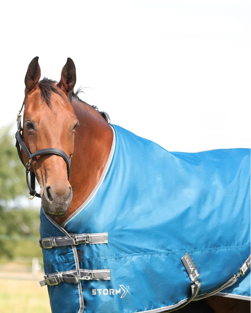 StormX Empra Teal 50g Turnout Rug for Horses: Waterproof, Lightweight, and Ripstop horse rug