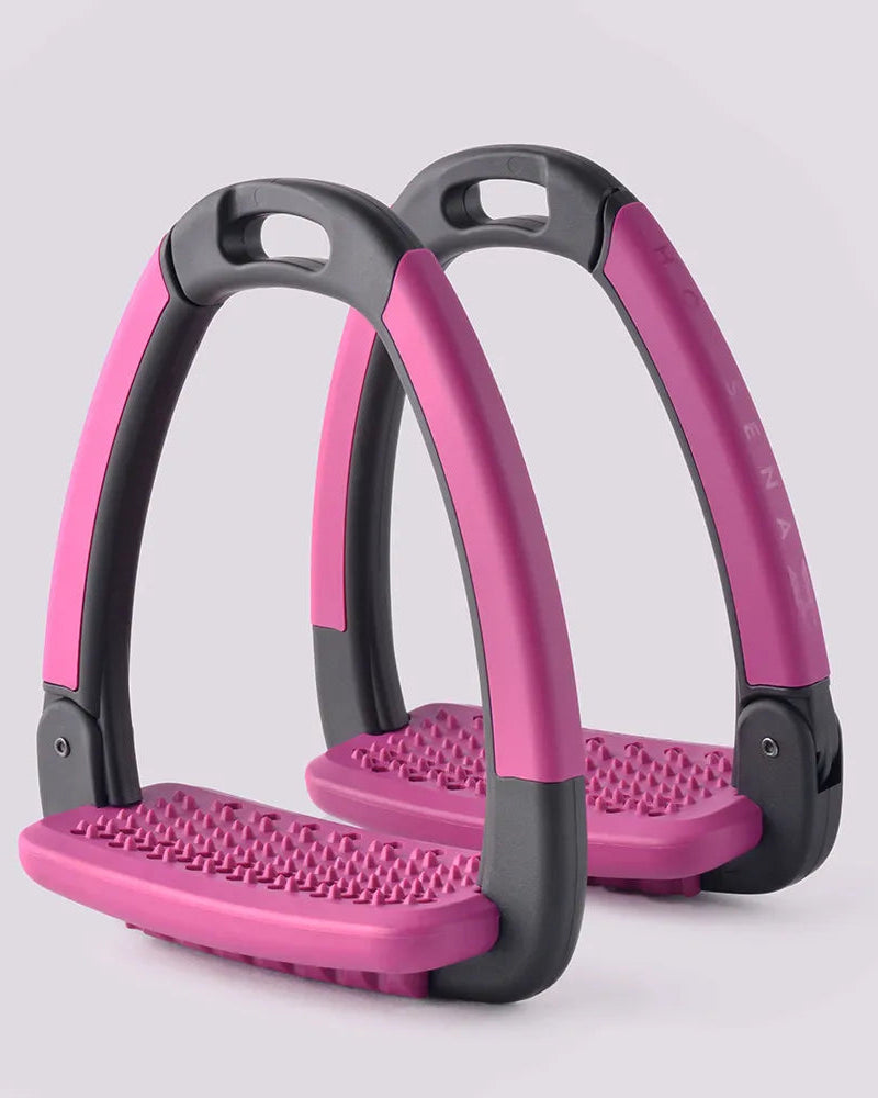 Horsena Swap Stirrup Extra Tread Pad Set of 2 Purple Rain