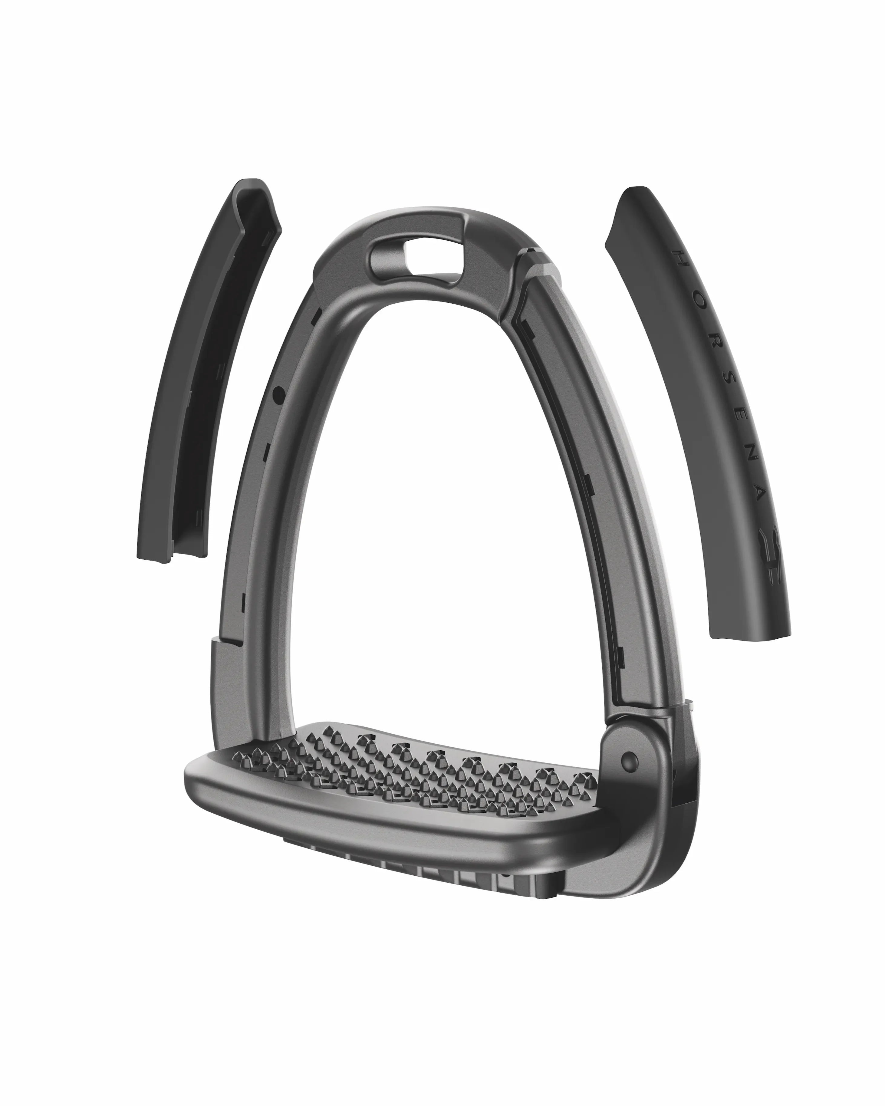 Horsena Swap Stirrup Extra Covers  Set of 4 Deep Black