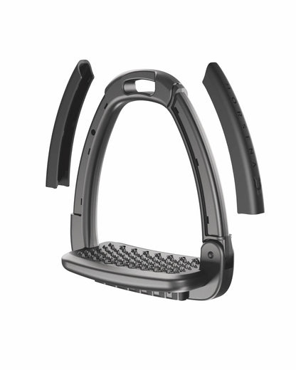 HORSENA SWAP Stirrup Extra Covers - Deep Black (Set of 4) - Equestrian Style Personalization!