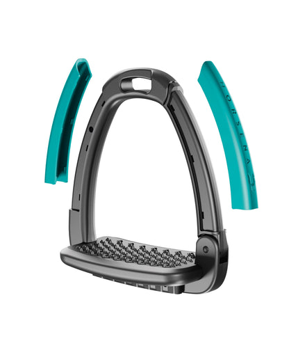 HORSENA SWAP Stirrup Covers - Aqua Green Set of 4 - Customize your Riding Stirrups!