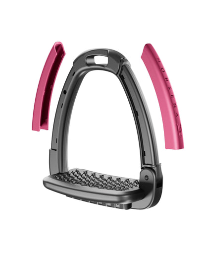 HORSENA SWAP Stirrup Covers - Sunset Lavender Set. Equestrian Gear, Replaceable Stirrup Parts. Equiflair.