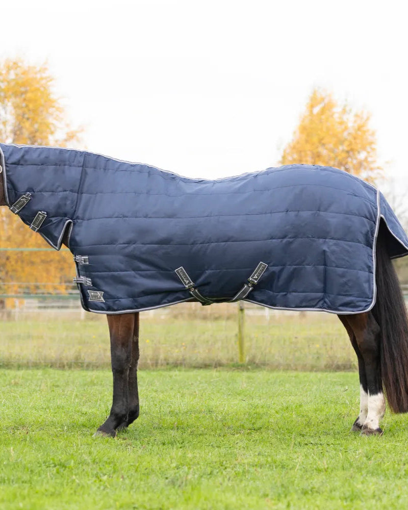 STORMX EMPRA 100g Horse Stable Rug - Navy Blue Padded Blanket for Horses