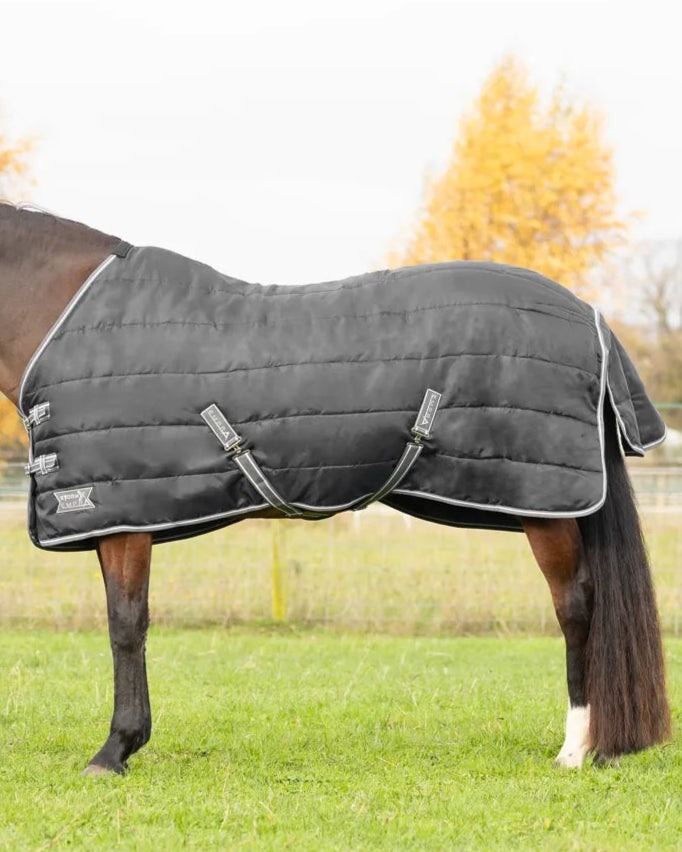 STORMX EMPRA 200 Stable Rug - Black: Mid-Weight Horse Blanket for Cold Weather Protection | Equiflair