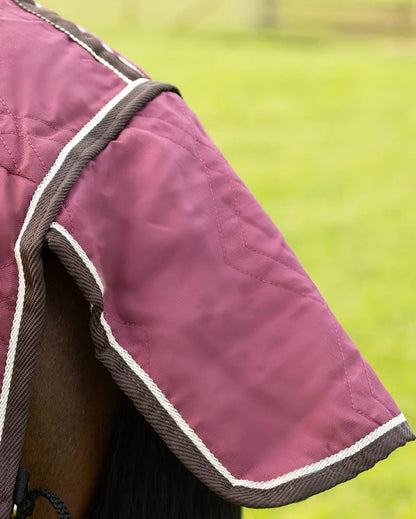 Burgundy StormX Horse Show Rug by Equiflair: Luxury, Faux Fur Lined for Warmth and Comfort - Shop Now!