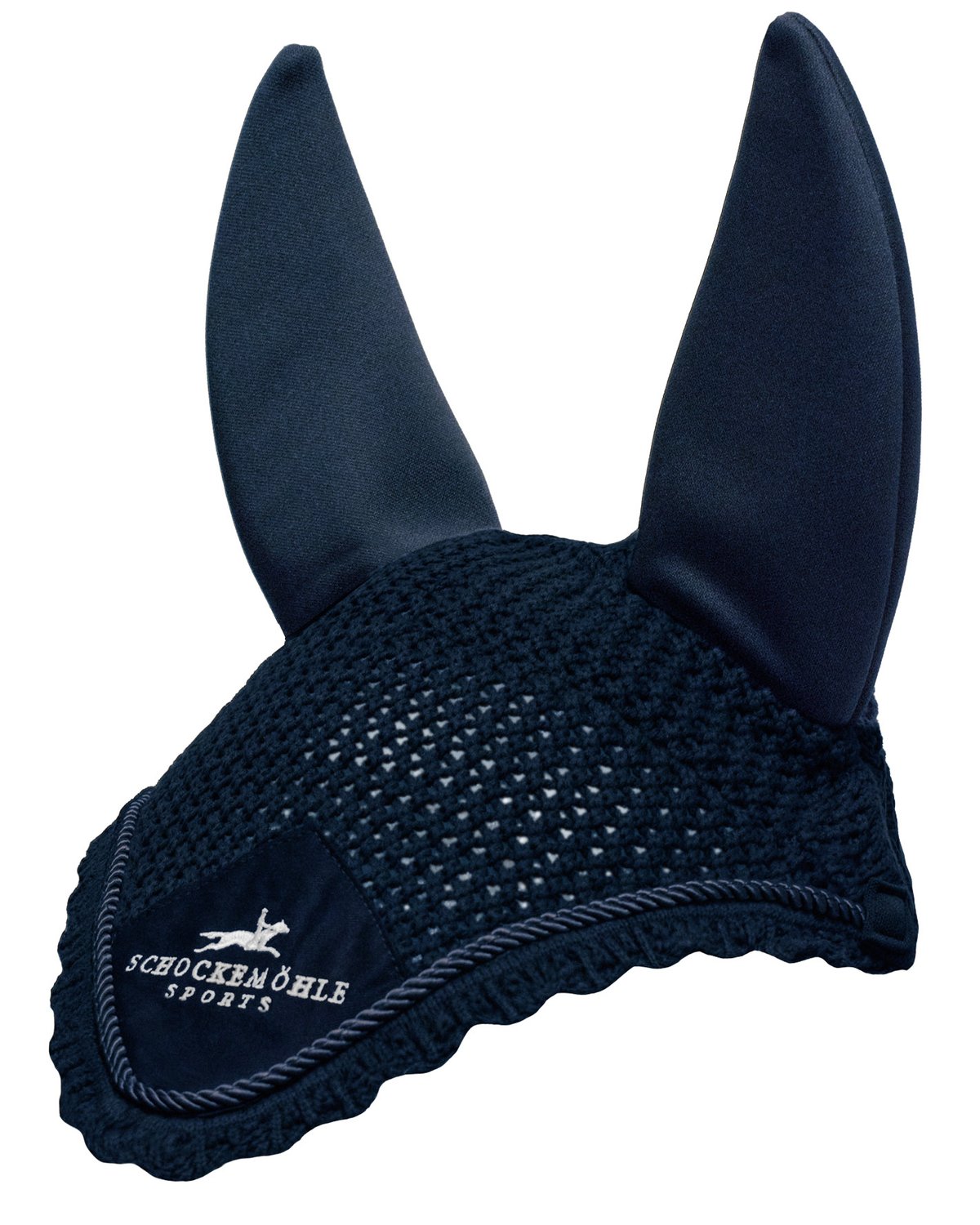 Schockemohle Air Silent Fly Veil Navy logo