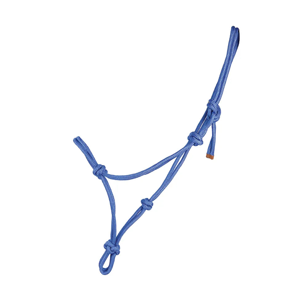 Hy Equestrian Rope Halter - Bright Blue - Headcollar Horse location-31143526467-outofstock Cob/Full