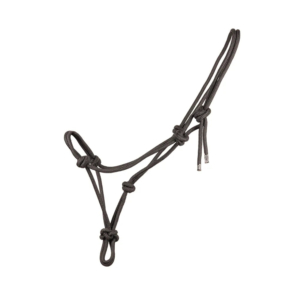 Hy Equestrian Rope Halter - Thick - Black - Headcollar Horse location-31143526467-outofstock Cob/Full