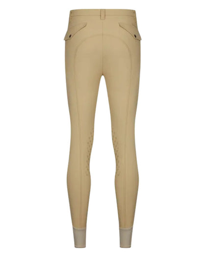 LeMieux Mens Elite Classic Pleated Beige Riding Breeches for Horse Riding