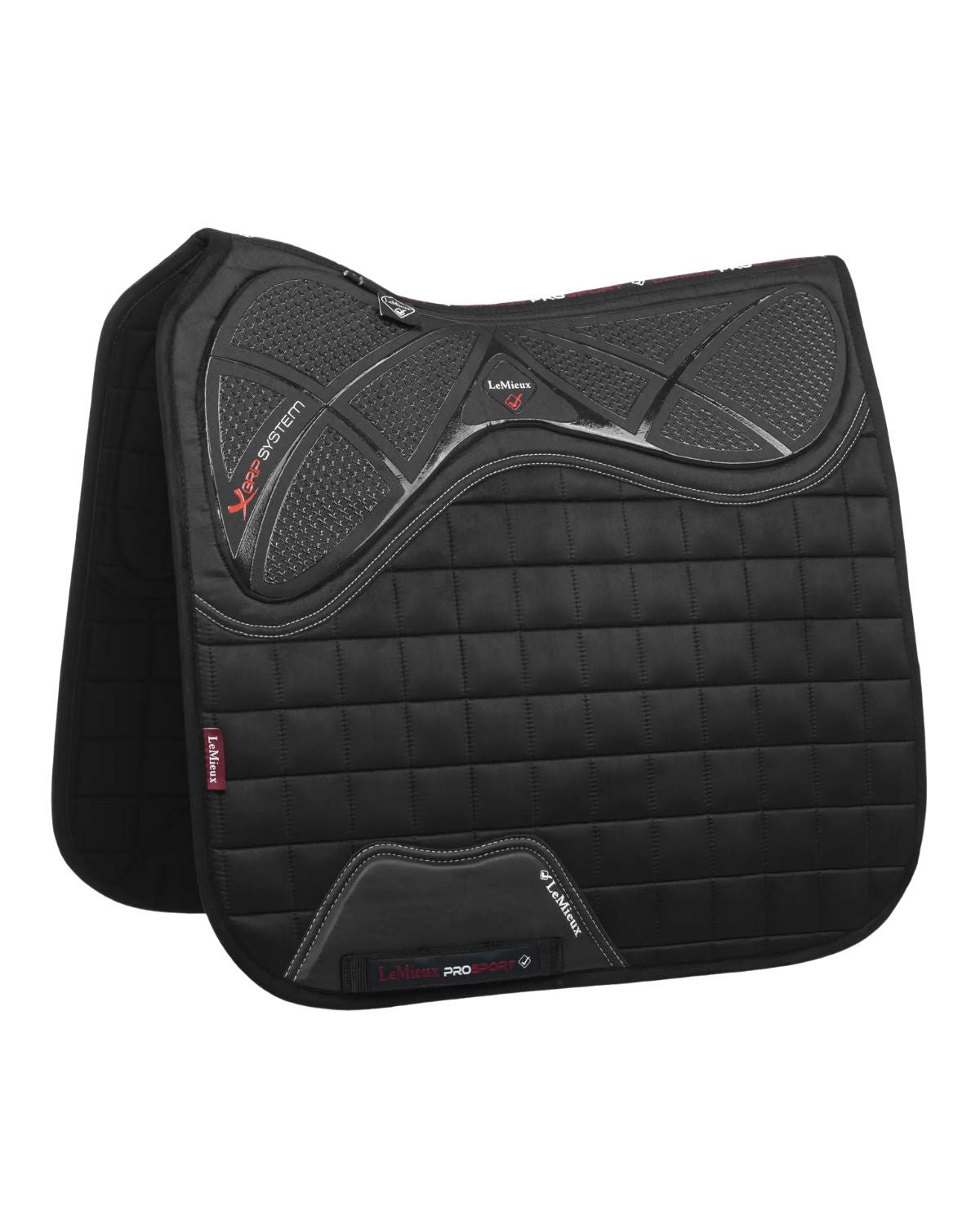 LeMieux X-Grip Silicone Dressage Square Black