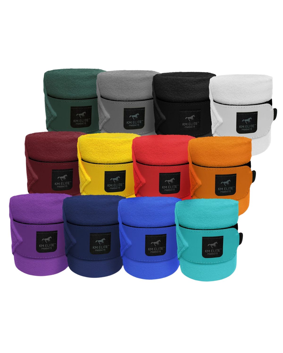 KM Elite Polo Exercise Bandages Navy Blue